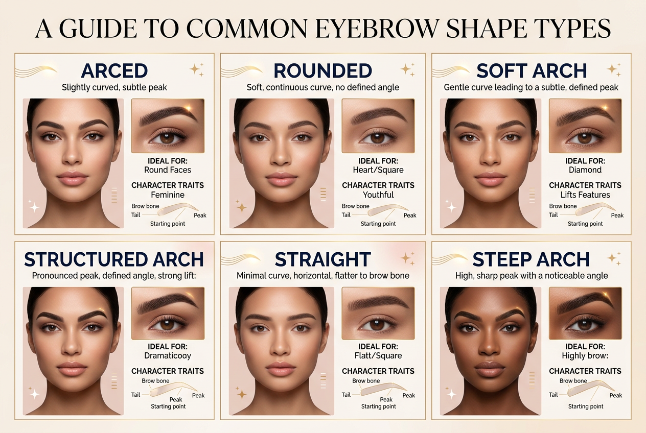 Rounded Eyebrows