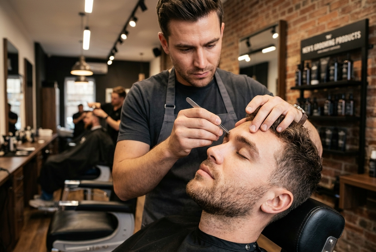 Men's Eyebrow Shaping