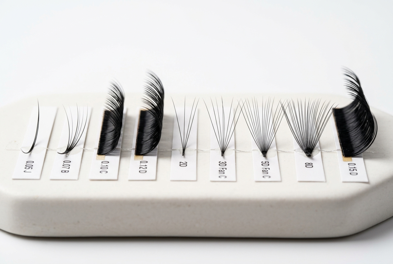 woman itching her eyelashes